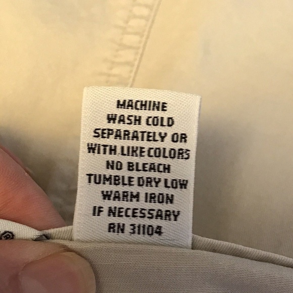 Kim Rogers Size 16 Stretch Cargo Capri Pants Drawstring Hemline Tan Casual Khaki - Picture 9 of 9